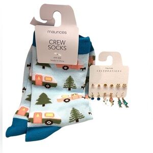Maurices Lake Life Gift Set - Socks & Earrings